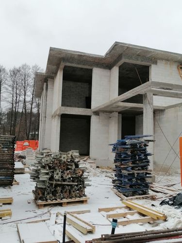 Haus mit Flachdach